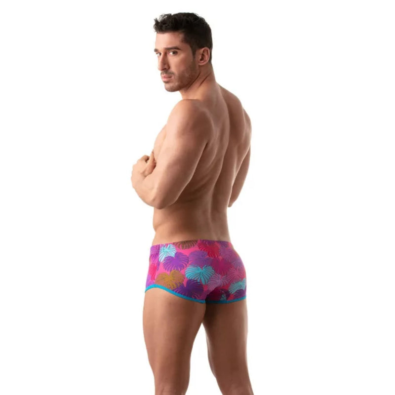 Load image into Gallery viewer, TOF Paris Floral Brazilian Swim Trunks Pink
