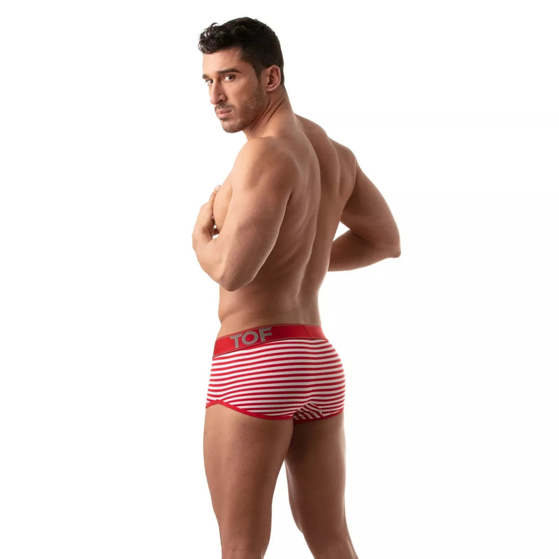 Load image into Gallery viewer, TOF Paris Sailor Stripe Trunk Red
