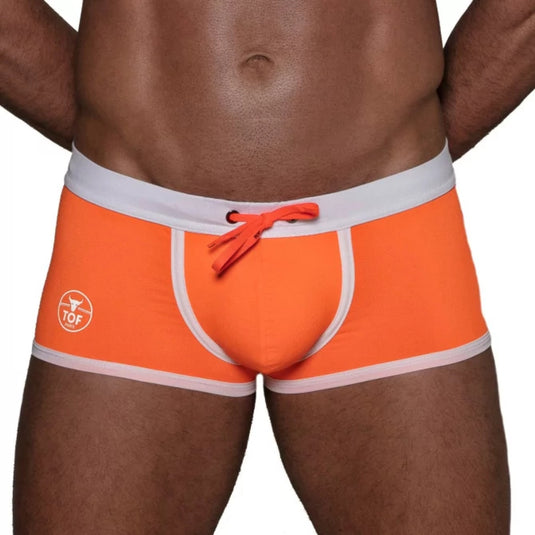 TOF Paris Neon Swim Trunk Orange
