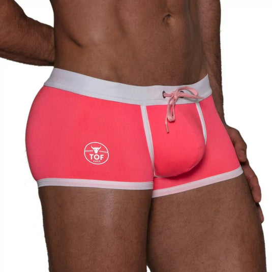 TOF Paris Neon Swim Trunk Pink