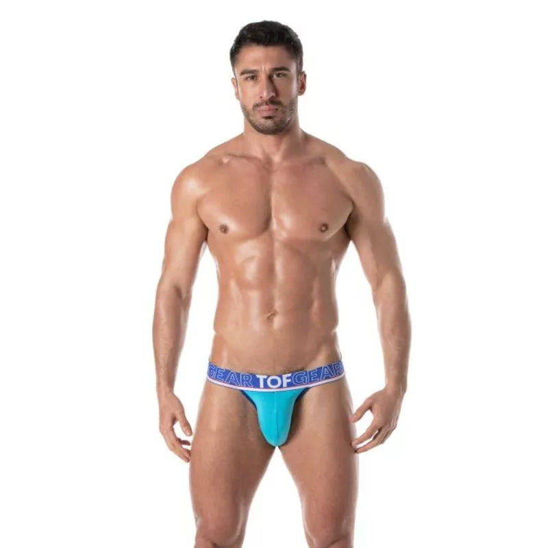 Load image into Gallery viewer, TOF Paris Champion Jock Strap Turquoise
