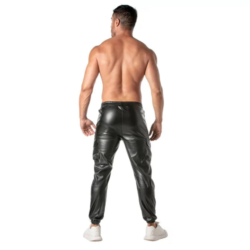 Load image into Gallery viewer, TOF Paris Kinky Cargo Sweat Pants Black

