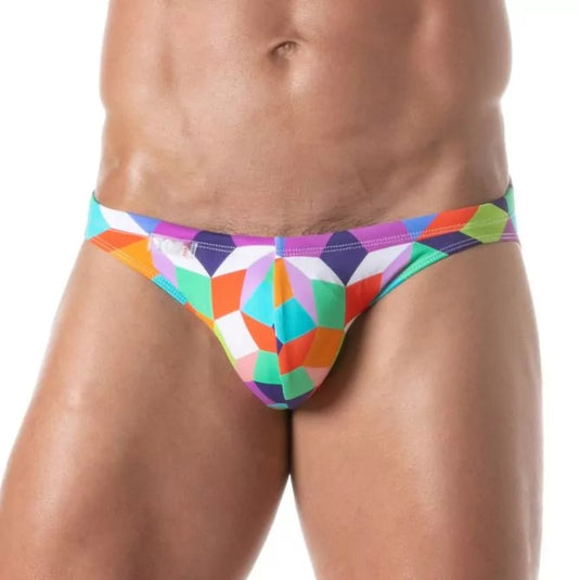 TOF Paris Print Swim Mini Brief Purple