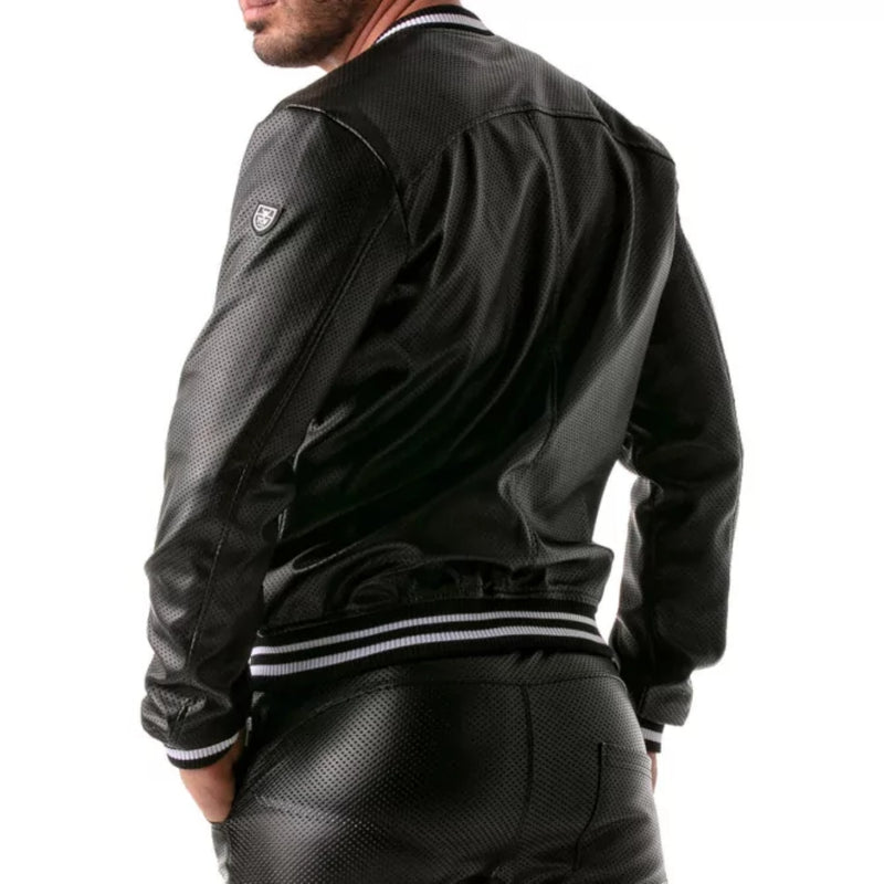 Load image into Gallery viewer, TOF Paris Pilot Bomber Jacket Black
