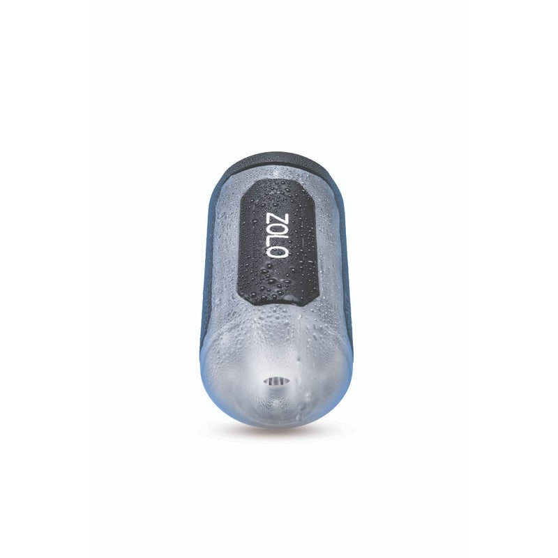 Load image into Gallery viewer, Zolo Suck &amp; Squeeze One Touch Vibrating Blowjob Masturbator Black Clear
