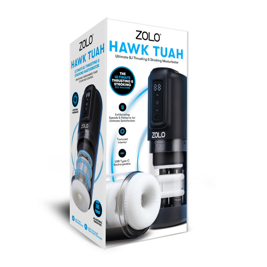 Zolo Hawk Tuah Ultimate BJ Thrusting & Stroking Masturbator Black