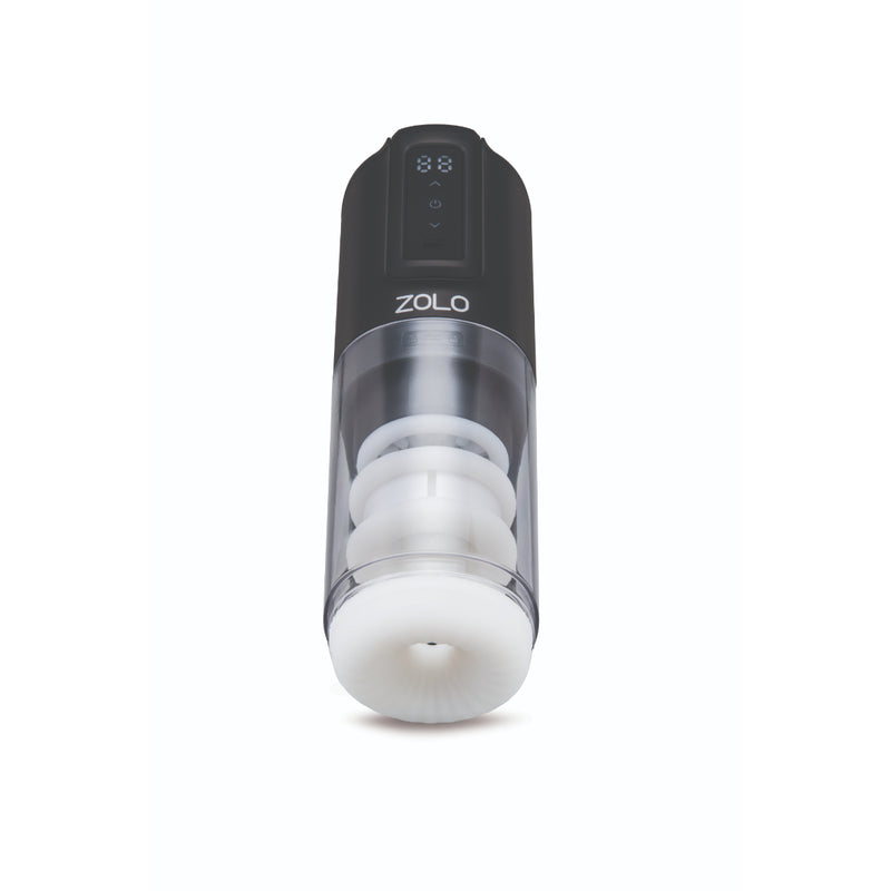 Load image into Gallery viewer, Zolo Hawk Tuah Ultimate BJ Thrusting &amp; Stroking Masturbator Black
