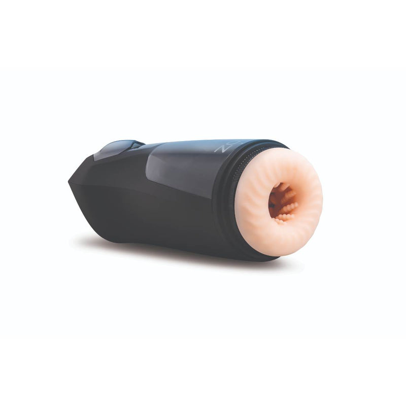 Load image into Gallery viewer, Zolo Lift Off One Touch Vibrating Thrusting Stroker Black Pink
