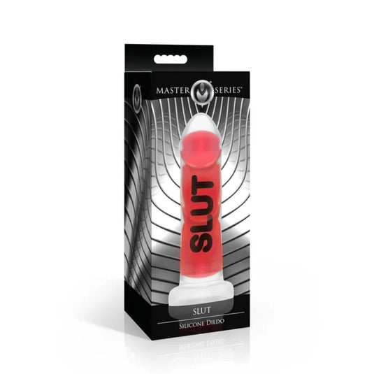Master Series SLUT Silicone Dildo
