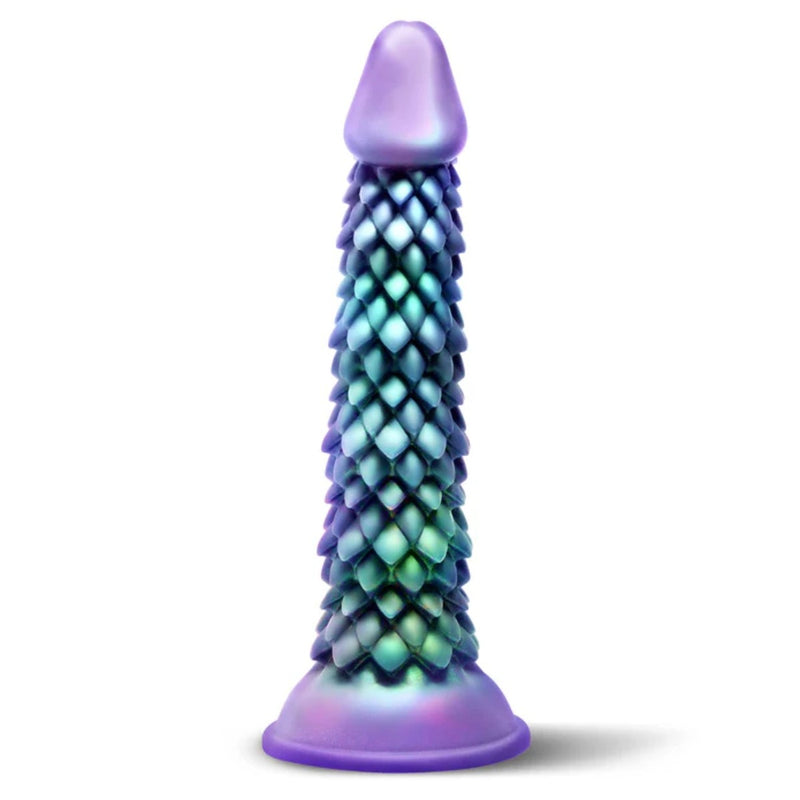 Load image into Gallery viewer, Creature Cocks Eryndor Silicone Dildo Opalescent Blue
