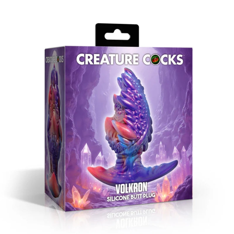 Load image into Gallery viewer, Creature Cocks Volkron Silicone Butt Plug
