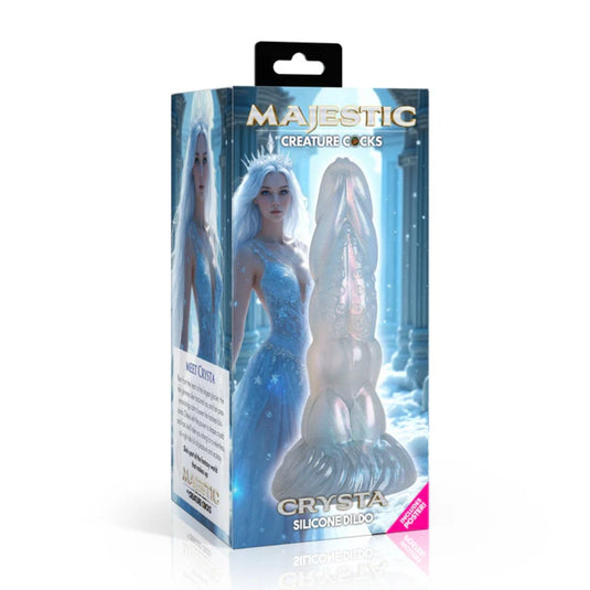 Creature Cocks Crysta Silicone Dildo Crystal