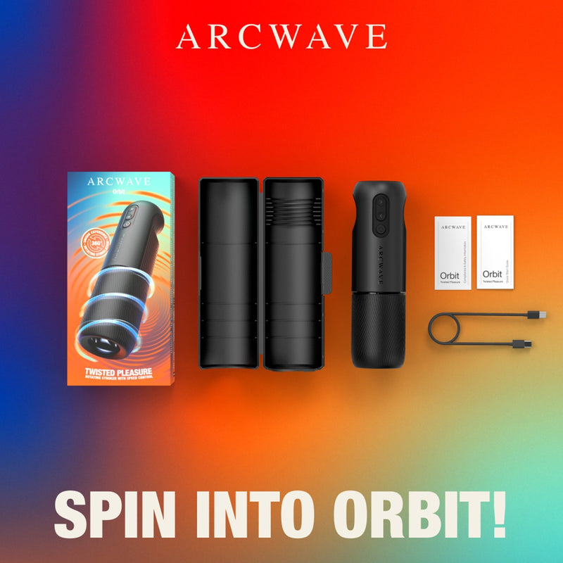 Load image into Gallery viewer, Arcwave Orbit Rotating Male Masturbator Black
