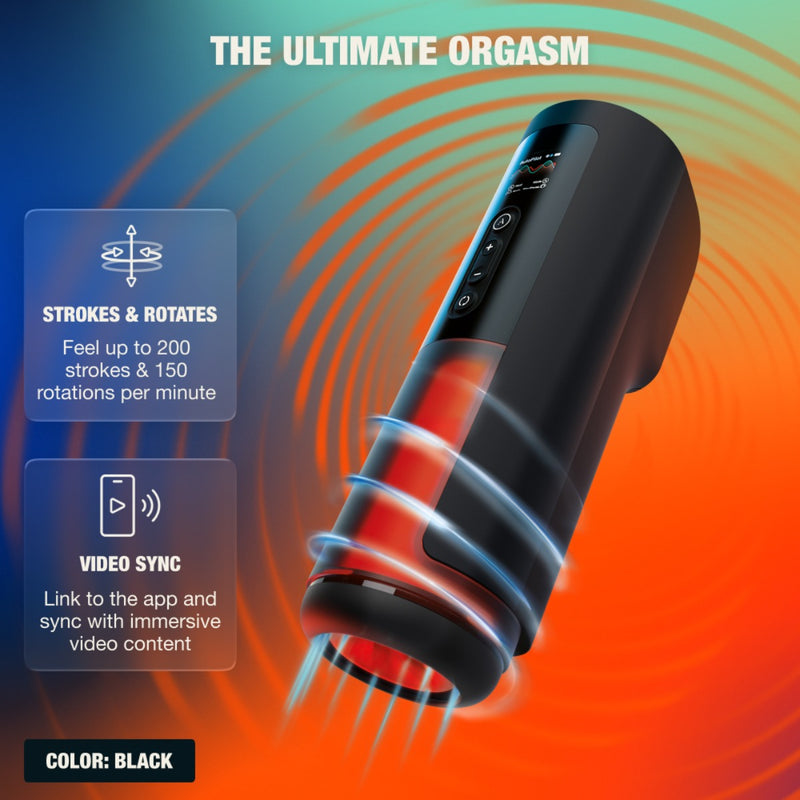 Load image into Gallery viewer, Arcwave Thruster Automatic Male Stroker Black
