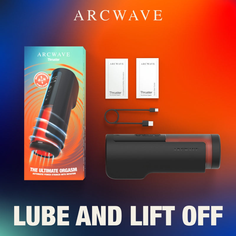 Load image into Gallery viewer, Arcwave Thruster Automatic Male Stroker Black
