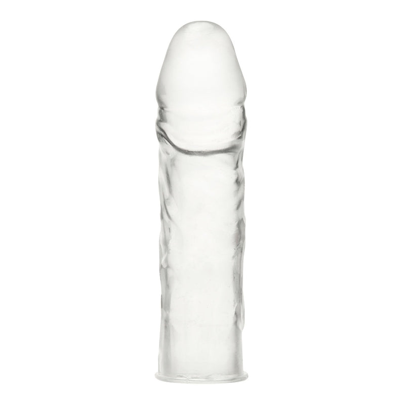 Load image into Gallery viewer, Blue Line Realistic Penis Extension Sleeve Clear 6.25 Inch
