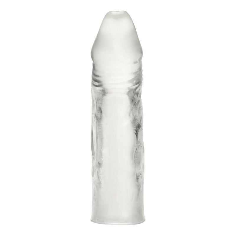 Load image into Gallery viewer, Blue Line Realistic Penis Extension Sleeve Clear 6.5 Inch
