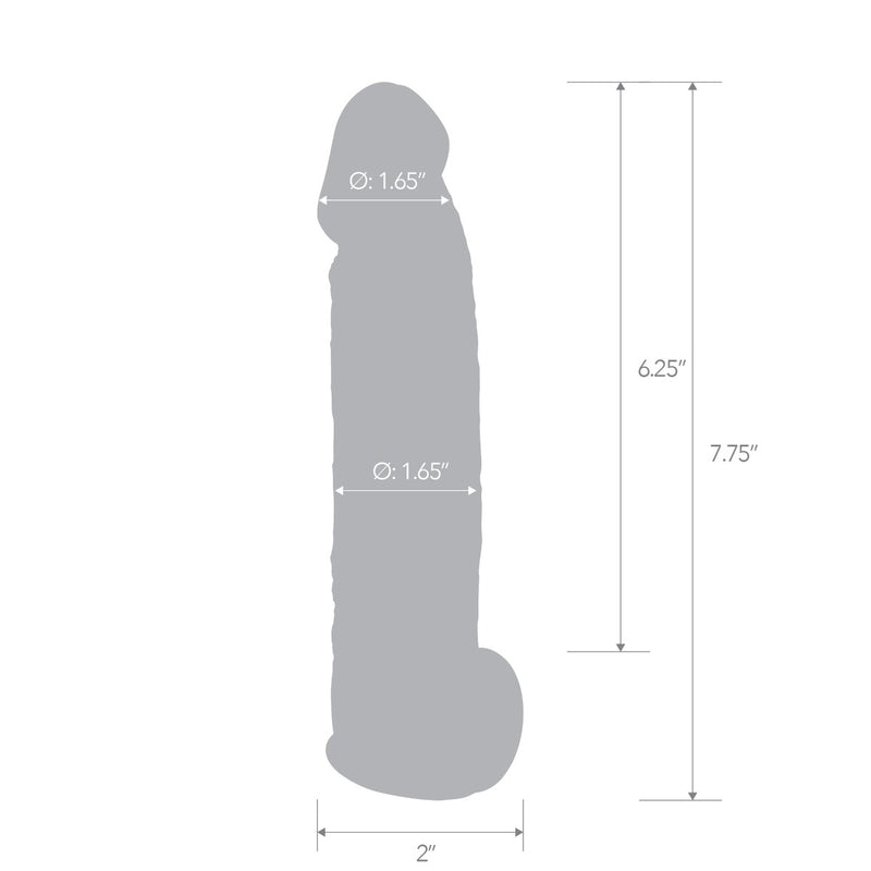 Load image into Gallery viewer, Blue Line Super Real Penis Extension Sleeve With Ball Constriction Loop Pink 7.75 Inch

