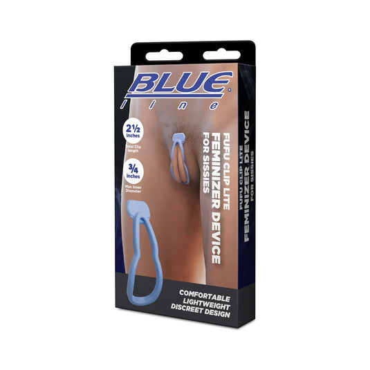 Blue Line Fufu Clip Lite Feminizer Device For Sissies Blue