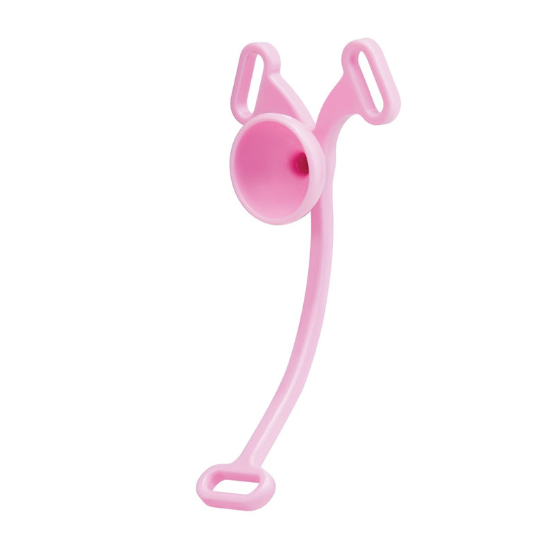 Load image into Gallery viewer, Blue Line Piss-Thru Flying V Male To Female No Nub Feminizer Transformation Device Pink
