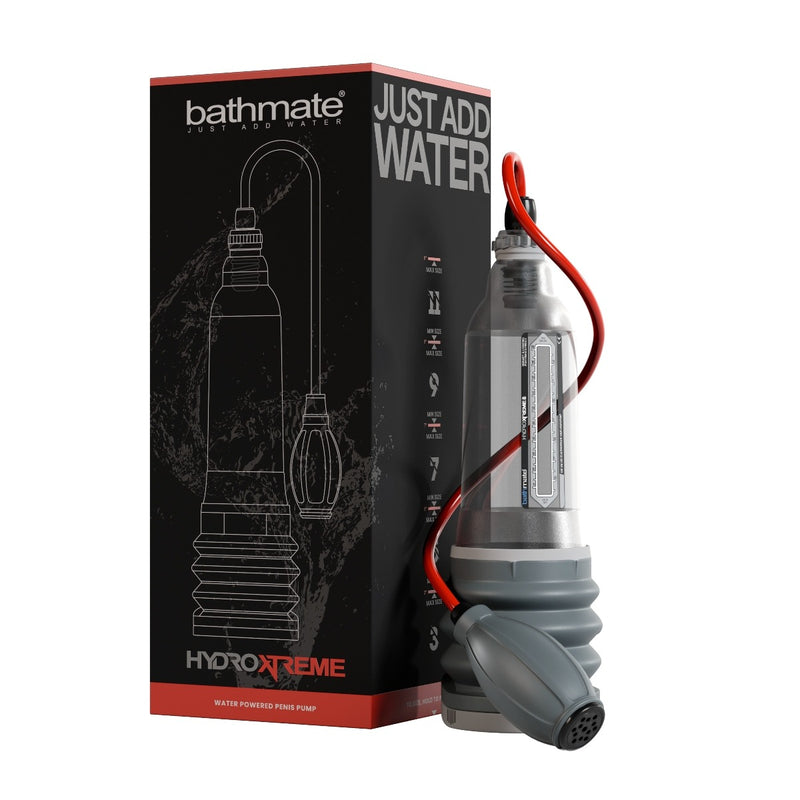 Load image into Gallery viewer, Bathmate Hydroxtreme 8 Penis Pump Grey - Pump Only
