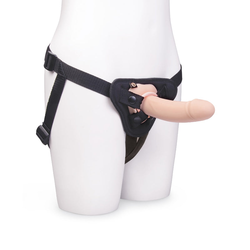 Load image into Gallery viewer, b-Vibe Every Body Vibrating Realistic Strap-On Kit Black Pink

