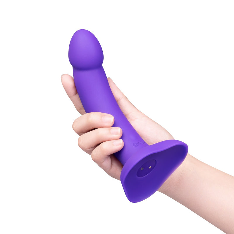 Load image into Gallery viewer, b-Vibe Vibrating Curved Strap-On Kit Black Purple
