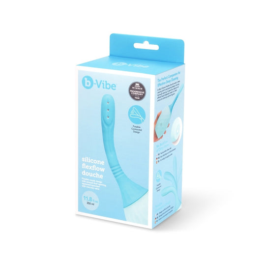 b-Vibe Silicone Flexflow Douche Blue