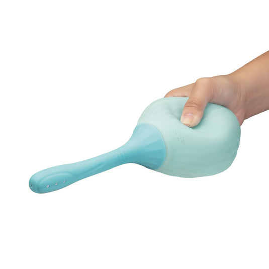 b-Vibe Silicone Flexflow Douche Blue