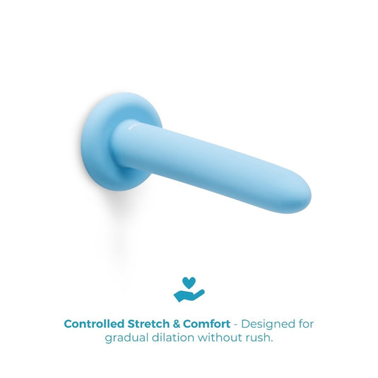 b-Vibe Anal Training 4 Piece Silicone Plug Set Blue