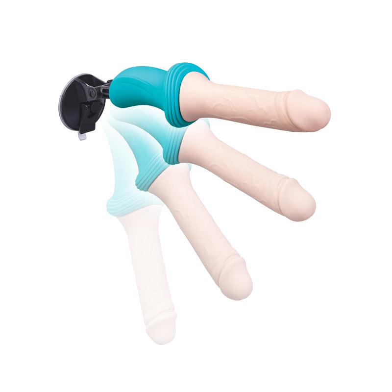 Load image into Gallery viewer, b-Vibe Thrusting Dildo Machine Pink Blue
