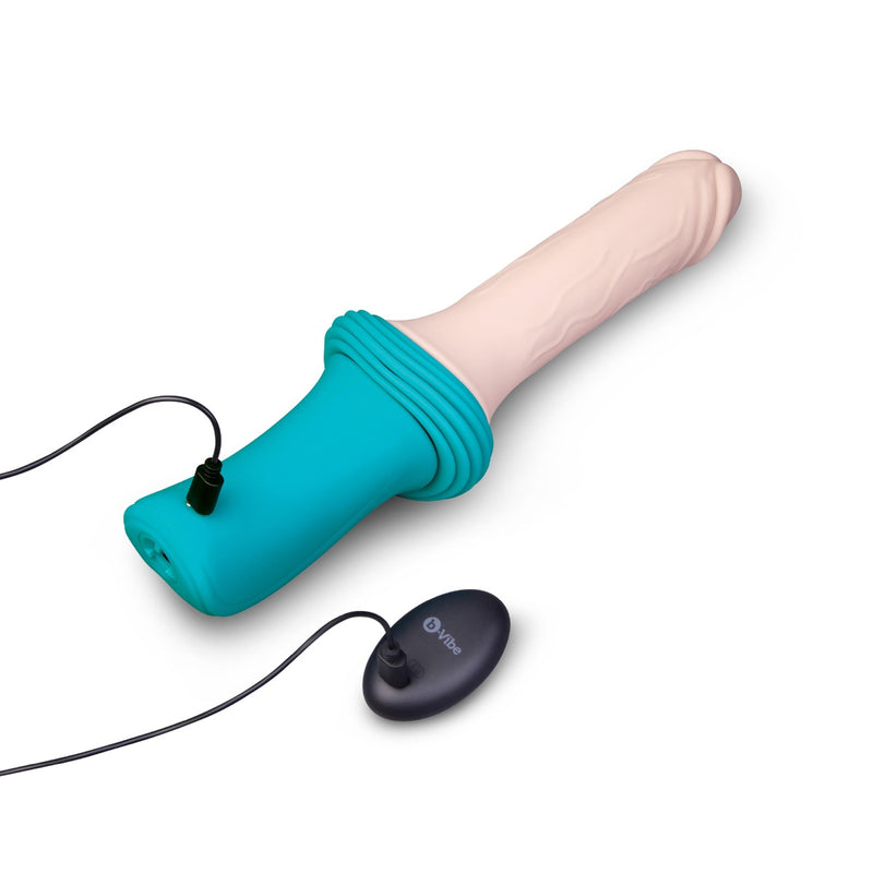Load image into Gallery viewer, b-Vibe Thrusting Dildo Machine Pink Blue
