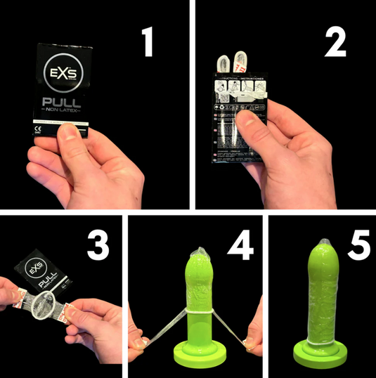 EXS PULL Non Latex Condoms 3 Pack