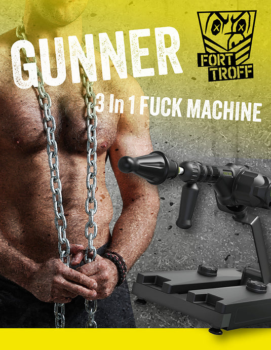 Prowler Presents - Gunner Fort Troff  3 in 1 Fuck machine - Banner - Mobile