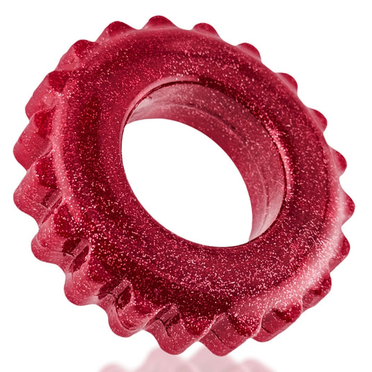 Oxballs Plushy Padded Soft Cock Ring Cherry Lips