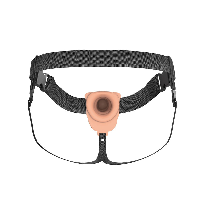 Load image into Gallery viewer, Fantasy X-Tensions Elite Vibrating Dual Density Silicone Hollow Strap On Light 6 Inch
