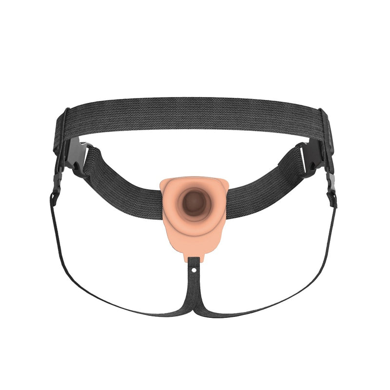 Load image into Gallery viewer, Fantasy X-Tensions Elite Vibrating Dual Density Silicone Hollow Strap Light 7 Inch
