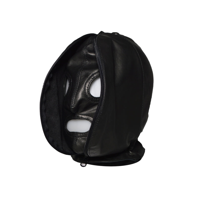 Load image into Gallery viewer, Prowler RED Leather Double Hood With Front Zipper Black

