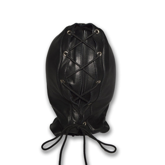 Prowler RED Leather Double Hood With Front Zipper Black