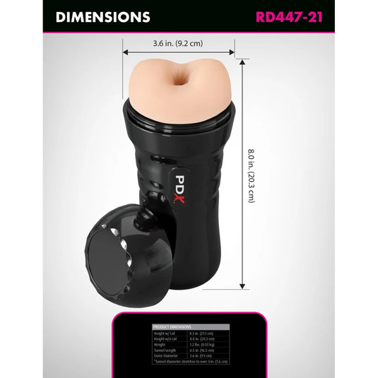 PDX Extreme Wet Bussies Super Bangin' Butthole Masturbator Pink