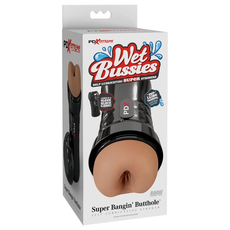Load image into Gallery viewer, PDX Extreme Wet Bussies Super Bangin' Butthole Masturbator Brown
