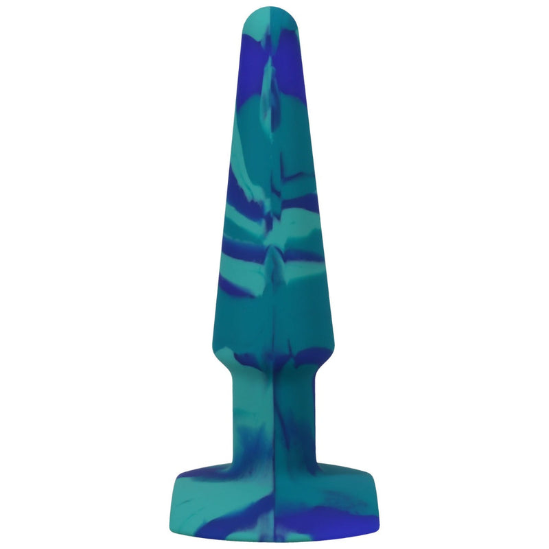 Load image into Gallery viewer, A-Play Groovy Silicone Butt Plug Ocean 5 Inch
