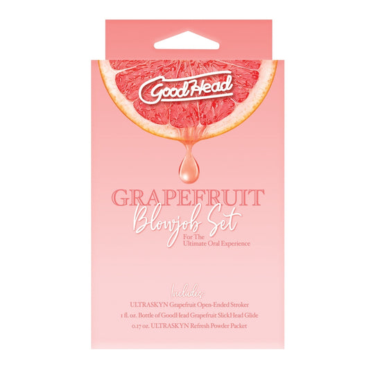 GoodHead Grapefruit Stroker Blow Job Set
