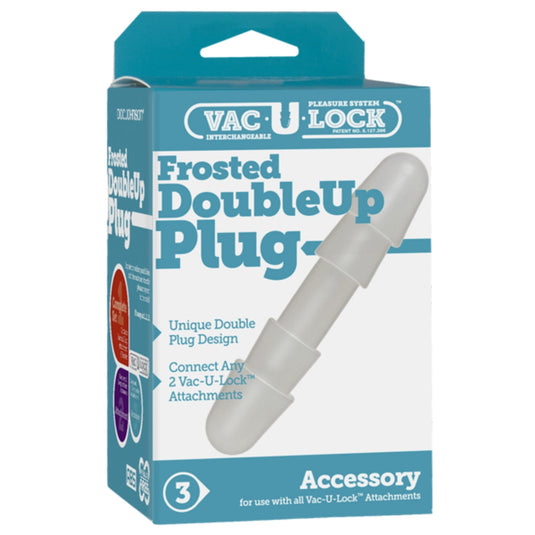 Vac-U-Lock Frosted Double Up Plug