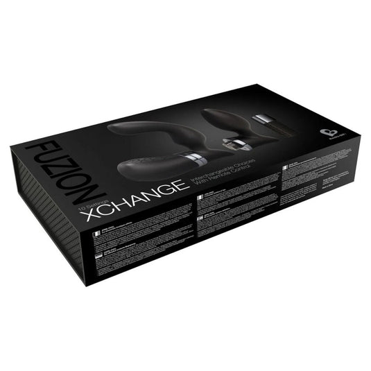 Rocks Off Fuzion Xchange Remote Control Prostate Massager Black