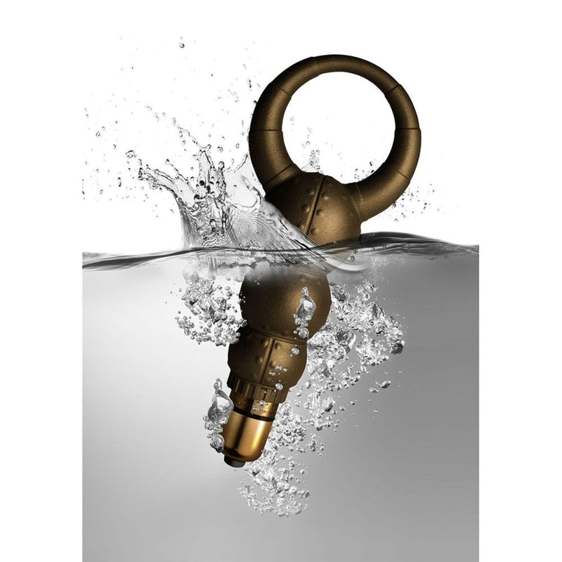 Load image into Gallery viewer, Rocks Off Dr. Rocco&#39;s Pleasure Emporium Poseidon Cock Ring Metallic Gold
