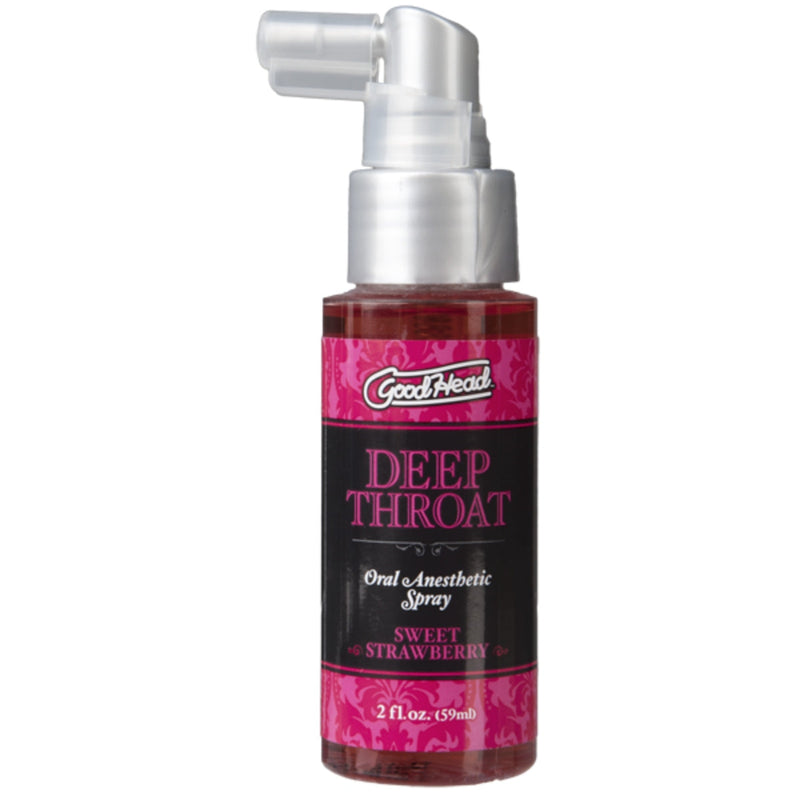 Load image into Gallery viewer, GoodHead Deep Throat Oral Anesthetic Spray Sweet Strawberry 2oz
