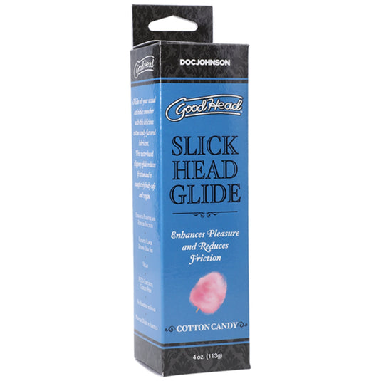 GoodHead Slick Head Glide Water Based Lube Cotton Candy 4oz