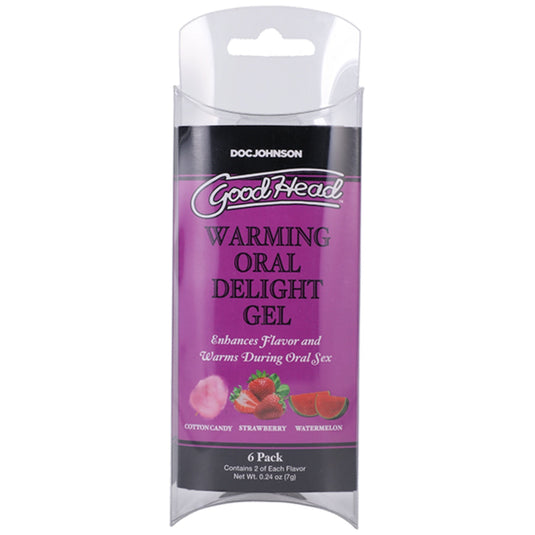 GoodHead Warming Oral Delight Gel 6 Pack 0.24oz