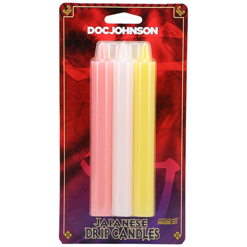 Load image into Gallery viewer, Doc Johnson Japanese Drip Candles Pink White Yellow
